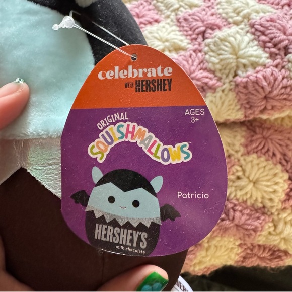 Patricio Hershey Vampire Squishmallow NWT Squishmallows - Picture 3 of 6